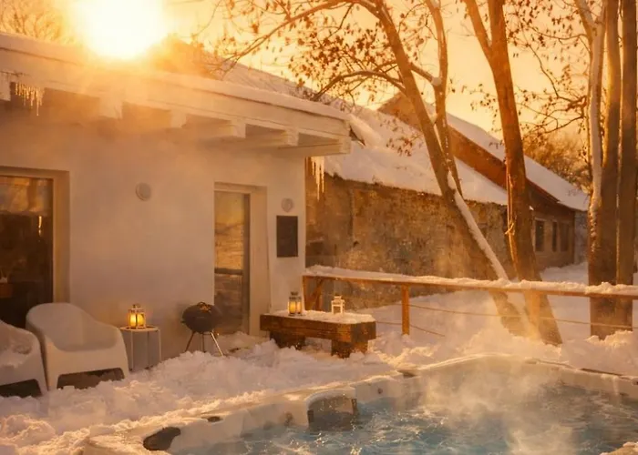 Relax U Potoka, Virivka, Swimspa, Sauna Apartament Cvrcovice